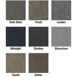 Overdrive Commercial Carpet Tile .30 Inch x 50x50 cm per Tile