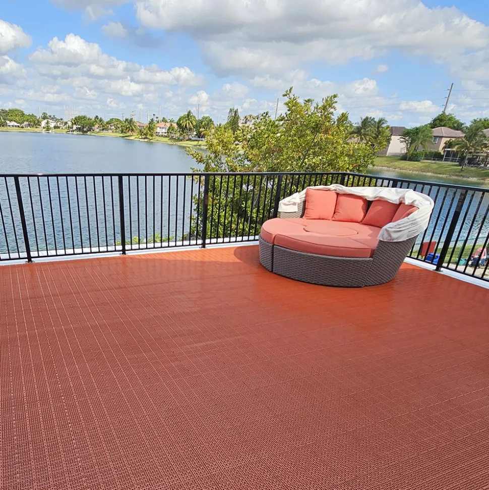 Patio Outdoor Tile 1/2 Inch x 1x1 Ft.