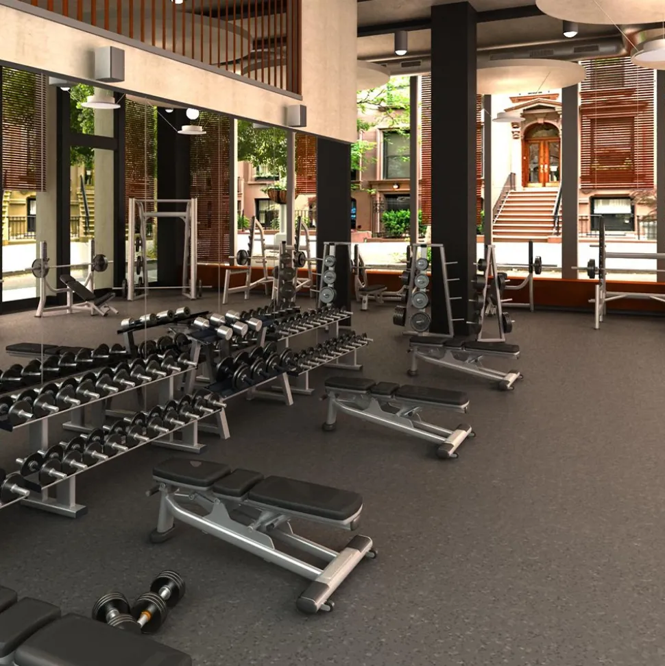 PaviGym Extreme SS Gym Rubber Floor Tiles 22 mm x 39.37x39.37 Inches