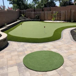 Perfect Putt Artificial Grass Turf Roll 9/16 Inch x 15 Ft. Wide Per SF