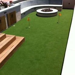 Perfect Putt Artificial Grass Turf Roll 9/16 Inch x 15 Ft. Wide Per SF
