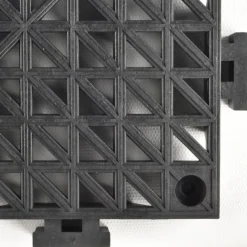 Perforated Tile - Heavy Duty - 3/4 Inch Black