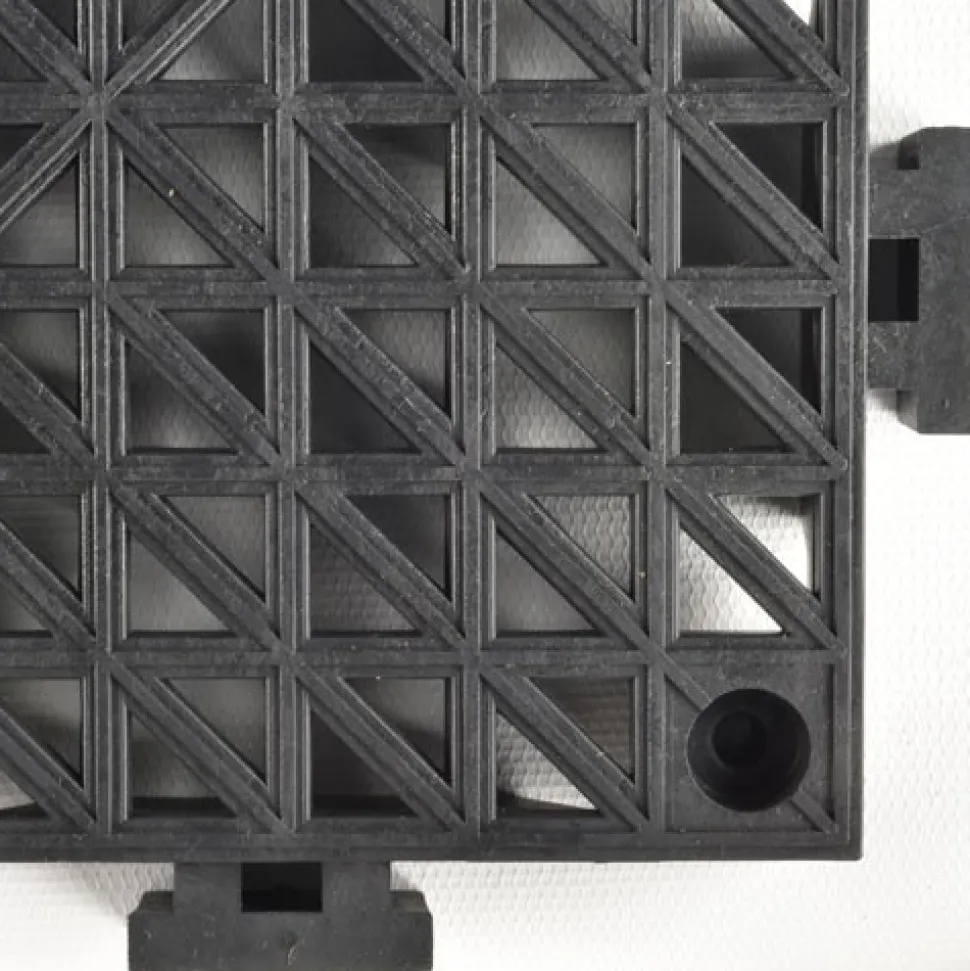 Perforated Tile - Heavy Duty - 3/4 Inch Black