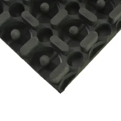 Performa SD Black Interlocking Fatigue Mat 3x3 Feet