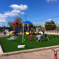 Play Time Artificial Grass Turf Roll 1-1/4 Inch x 15 Ft. Wide Per SF
