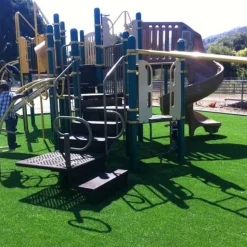 Play Time Playground Green 1-1/4 Inch Turf with 1.25 Inch Pad Per SF