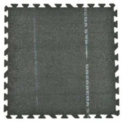 Plush Comfort Carpet Tile 5/8 Inch x 10x10 Ft. Kit Beveled Edges