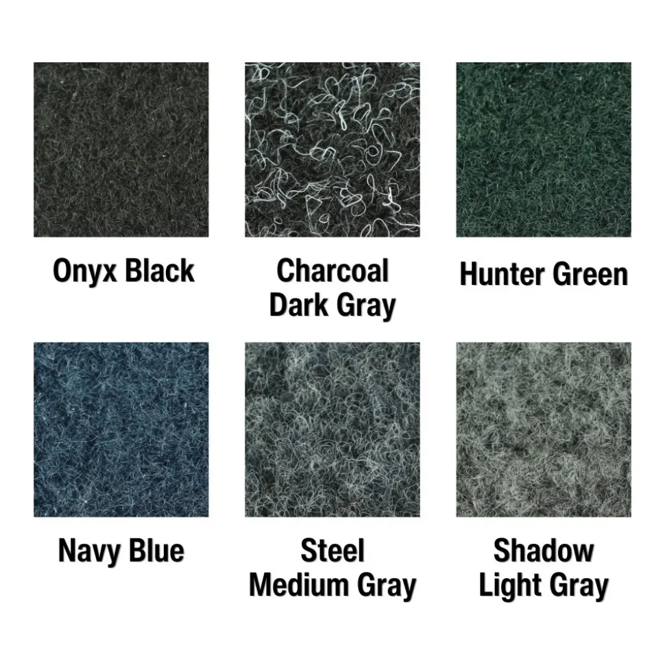 Plush Comfort Carpet Tile 5/8 Inch x 20x20 Ft. Kit Beveled Edges