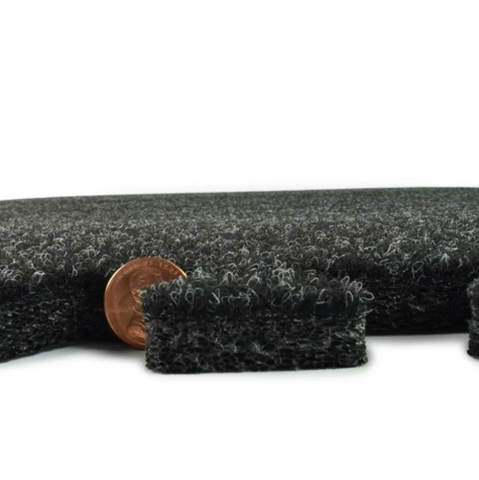 Plush Comfort Carpet Tile 5/8 Inch x 20x20 Ft. Kit Beveled Edges
