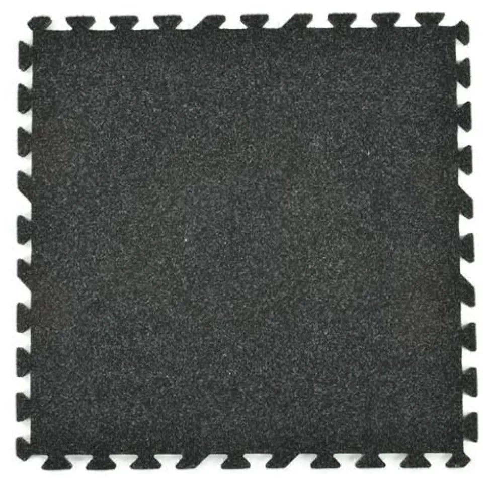 Plush Comfort Carpet Tile 5/8 Inch x 20x30 Ft. Kit Beveled Edges