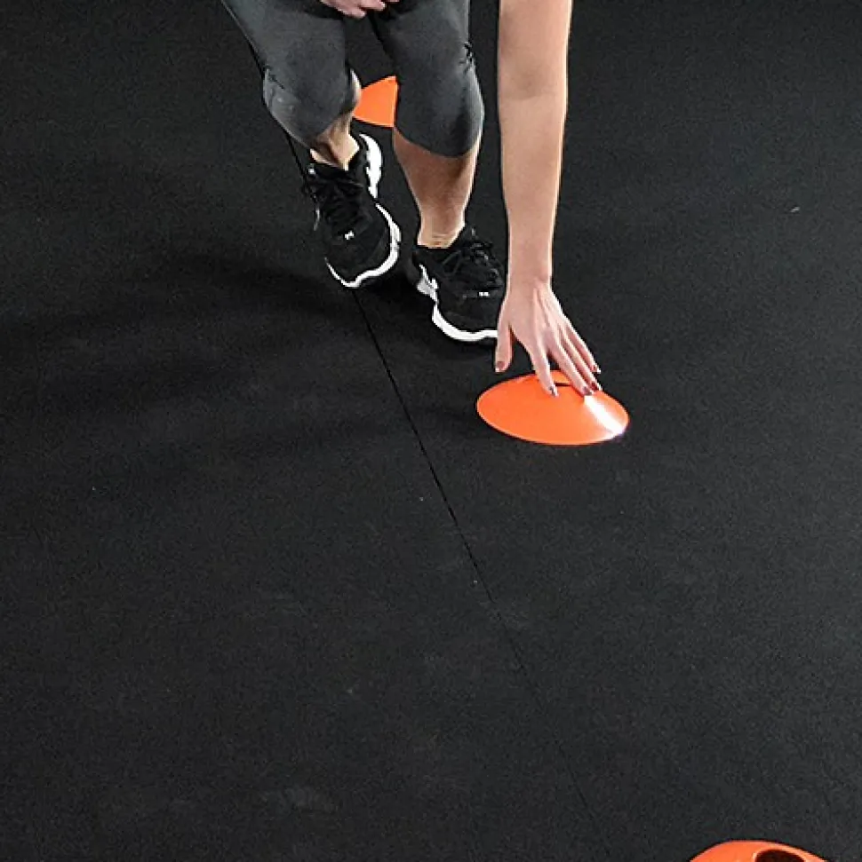 Plyometric Rubber Roll Geneva 3/8 Inch Black Per SF