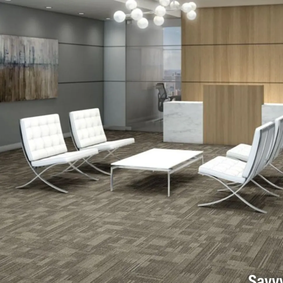 Point of View Commercial Carpet Plank .27 Inch x 18x36 Inches 10 per Carton