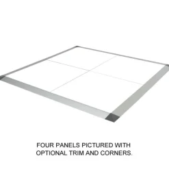 Portable Dance Floor Seamless Solid Color Cam Lock 1/2 Inch x 3x4 Ft.