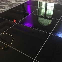 Portable Dance Floor Seamless Solid Color Cam Lock 1/2 Inch x 3x4 Ft.
