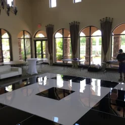 Portable Dance Floor Seamless Solid Color Cam Lock 1/2 Inch x 3x4 Ft.