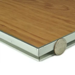 Portable Dance Floor Seamless Wood Grain Cam Lock 1/2 Inch x 3x4 Ft.