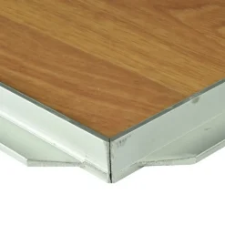 Portable Dance Floor Seamless Wood Grain Cam Lock 1/2 Inch x 3x4 Ft.