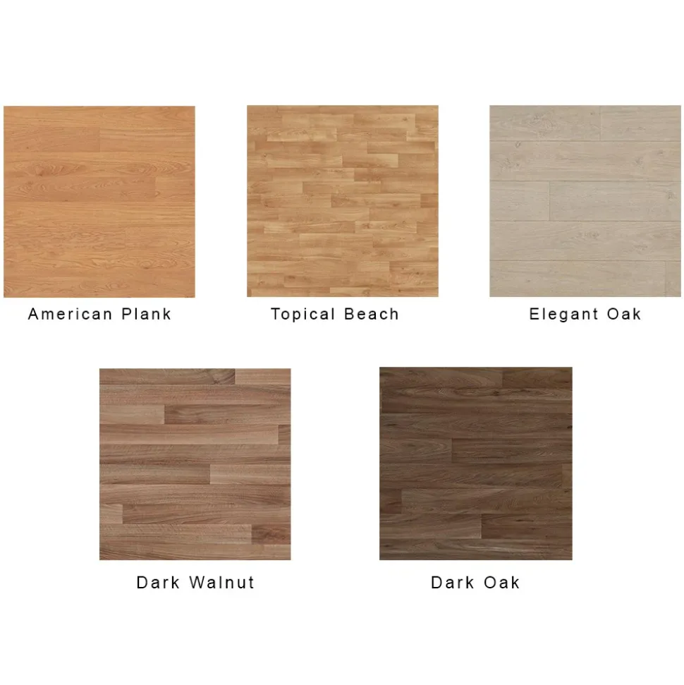 Portable Dance Floor Seamless Wood Grain Cam Lock 1/2 Inch x 3x4 Ft.