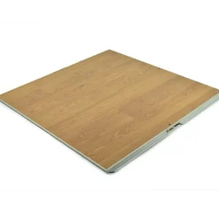 Portable Dance Floor Seamless Wood Grain Cam Lock 1/2 Inch x 3x3 Ft.