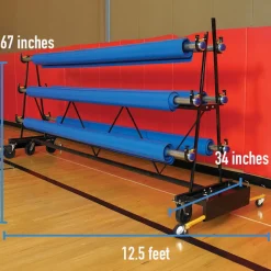 Premium Safety Storage Racks 6 Rollers