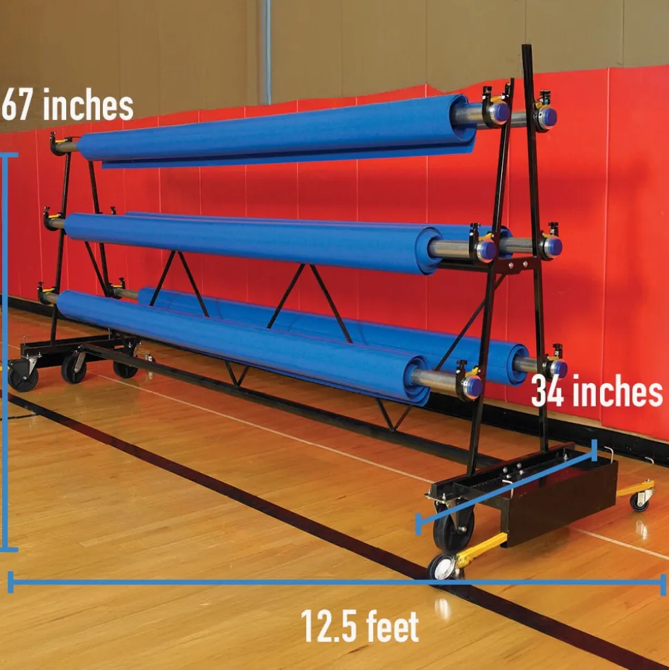 Premium Safety Storage Racks 6 Rollers