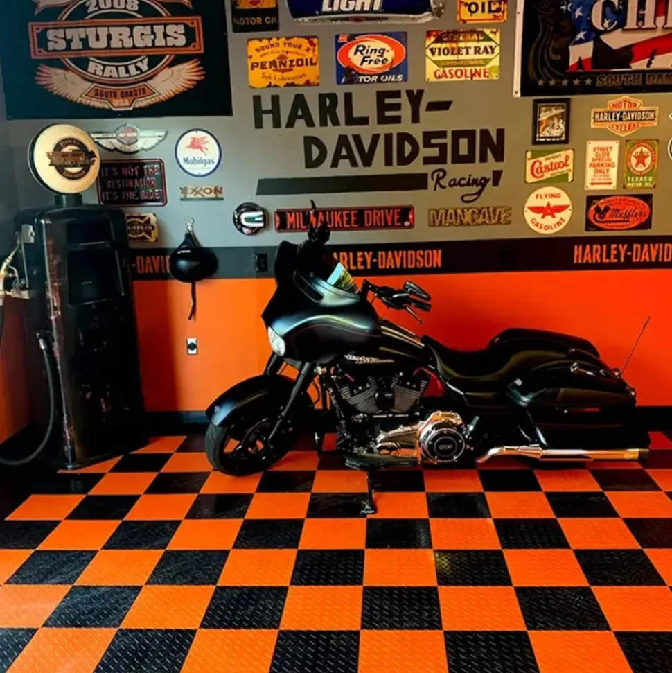 RaceDeck Diamond Garage Floor Tile 1/2 Inch x 1x1 Ft.