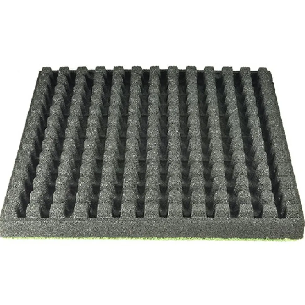 RageTurf dBTile 2.5 Inch x 24x24 Inches with Quad Blok