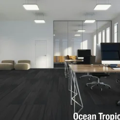 Reverb Commercial Carpet Planks 1/4 Inch x 12x48 Inches Carton of 14
