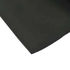 Rolled Rubber Pacific Black 1/4 Inch 10 LF