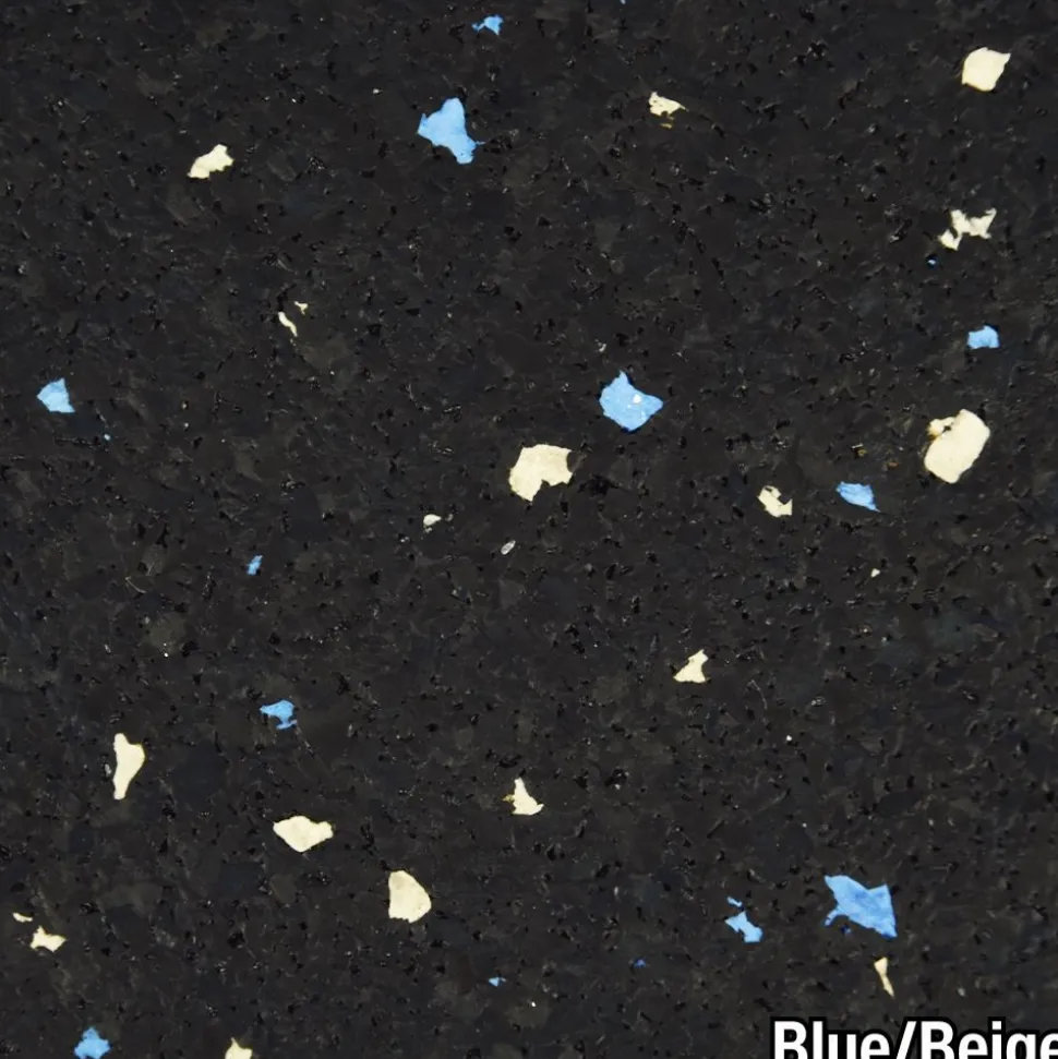 Rolled Rubber Pacific 1/2 Inch 10% Color CrossTrain Per SF