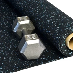 Rolled Rubber Sport 1/4 Inch 10% Blue Per SF