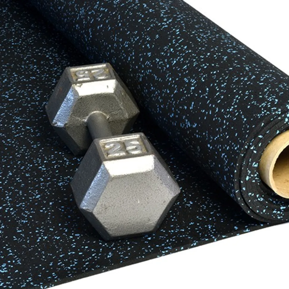 Rolled Rubber Sport 1/4 Inch 10% Blue Per SF