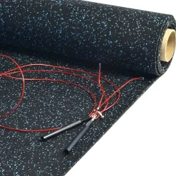 Rolled Rubber Sport 1/4 Inch 10% Blue Per SF