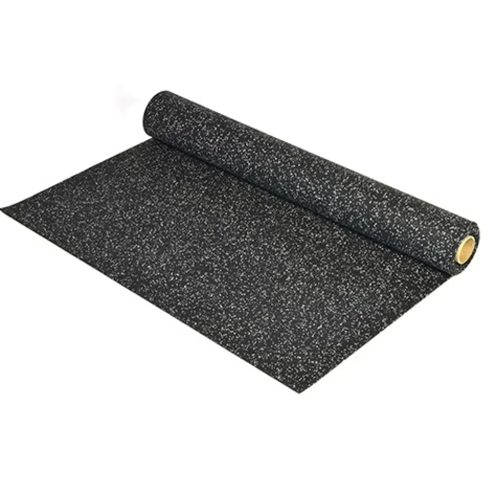 Rolled Rubber Sport 1/4 Inch 10% Gray Per SF