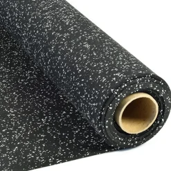 Rolled Rubber Sport 1/4 Inch 10% Gray Per SF