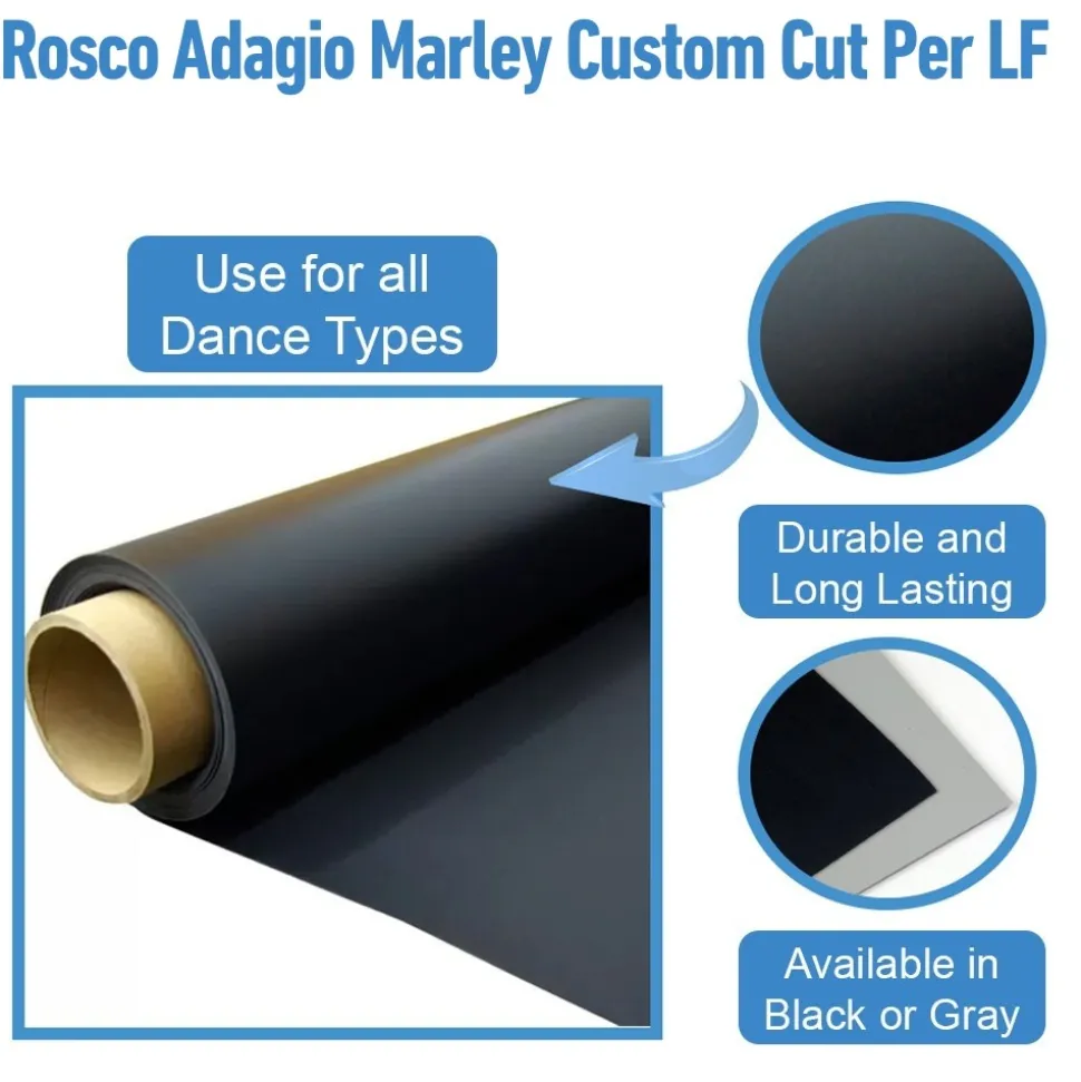 Rosco Adagio Marley Custom Cut Per LF
