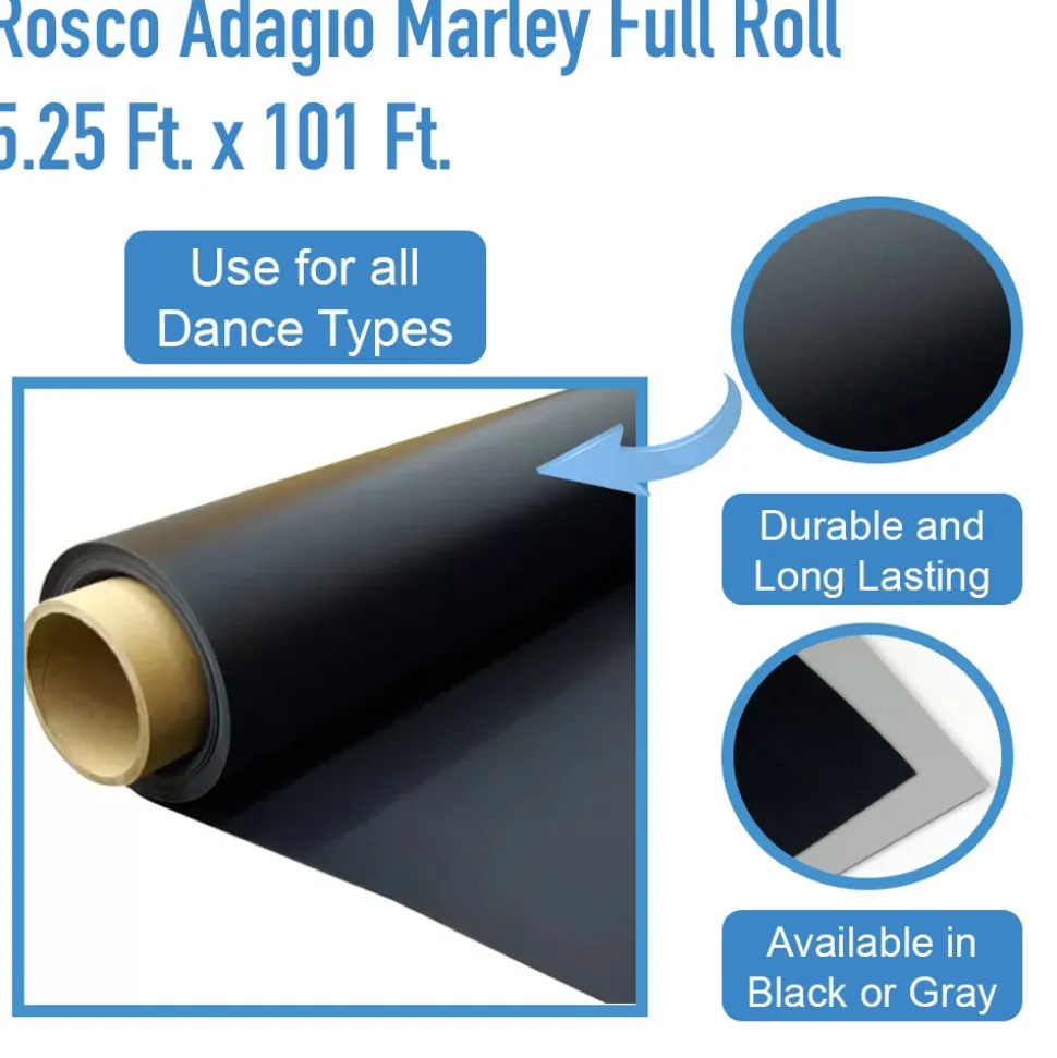 Rosco Adagio Marley Full Roll 5.25 Ft. x 101 Ft.
