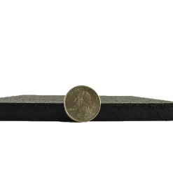 Rubber Flooring Roll Geneva 1/2 Inch Black Per SF
