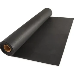 Rubber Flooring Roll Geneva 1/2 Inch Black Per SF