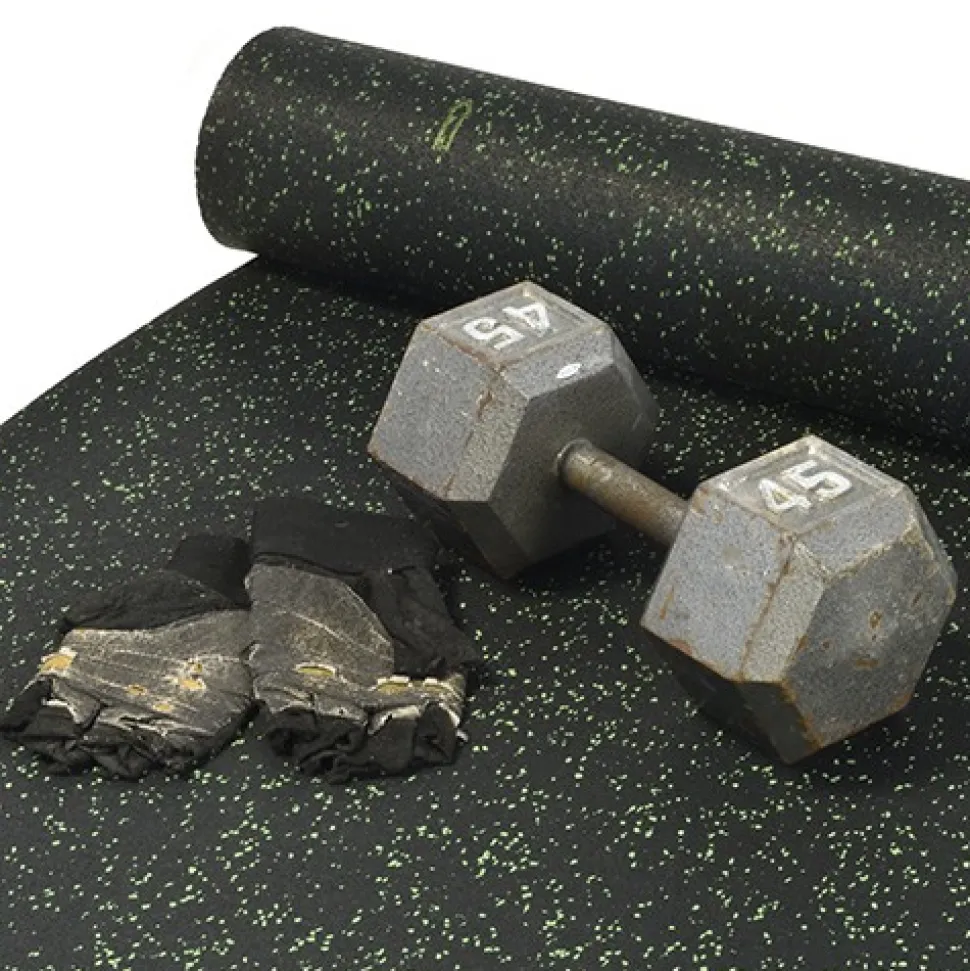 Rubber Flooring Roll Geneva 8 mm 10% Premium Color Per SF