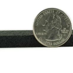 Rubber Flooring Roll Geneva 8 mm Black Per SF