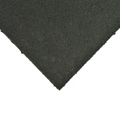 Rubber Flooring Roll Geneva 8 mm Black Per SF