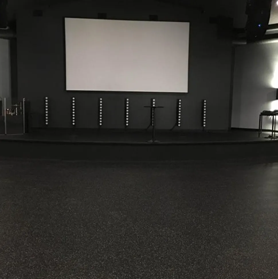 Rubber Flooring Roll Geneva 8 mm 10% Standard Colors Per SF