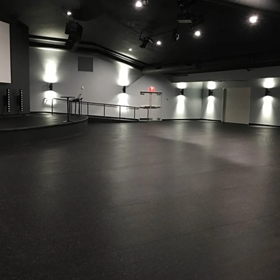 Rubber Flooring Roll Geneva 8 mm 10% Standard Colors Per SF