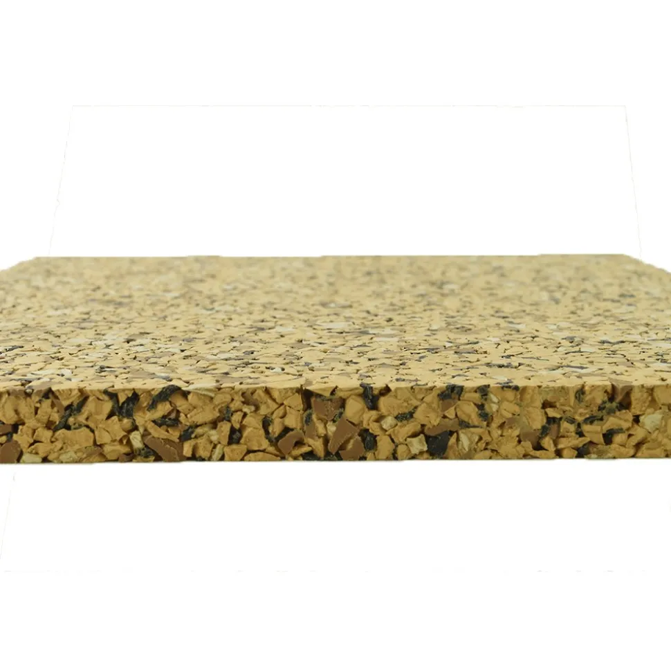 Rubber Flooring Tiles Nuclear 3/8 Inch x 3x3 Ft.