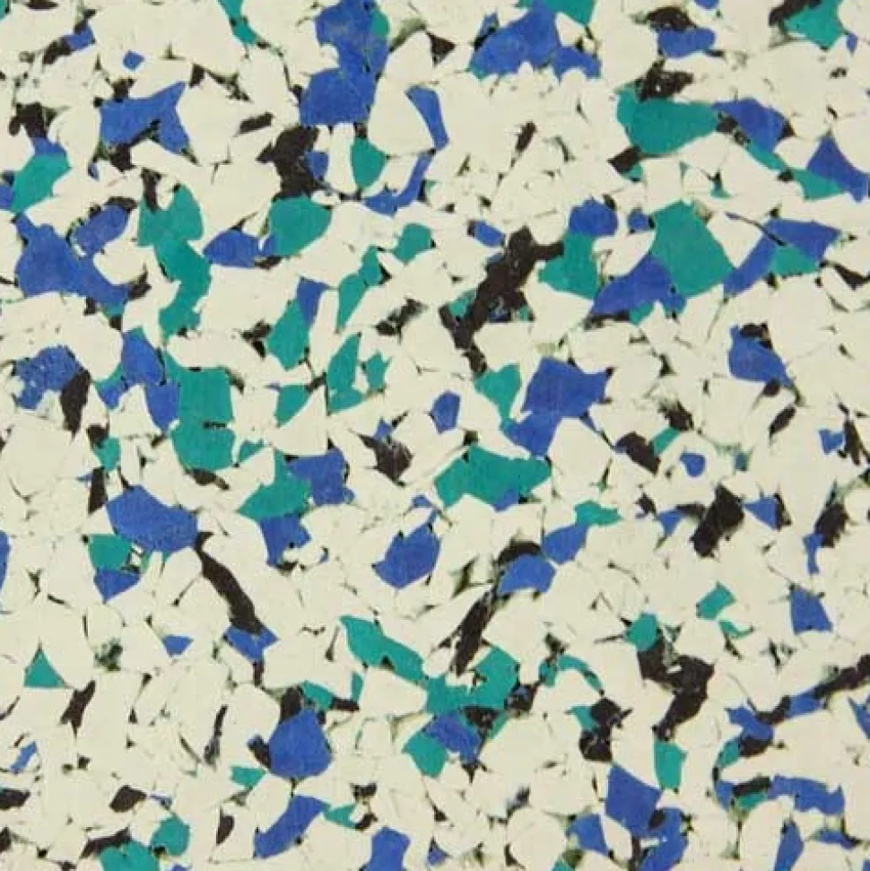 Rubber Flooring Tiles Nuclear 3/8 Inch x 3x3 Ft.