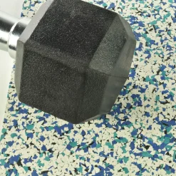 Rubber Flooring Tiles Nuclear 1/4 Inch x 3x3 Ft.