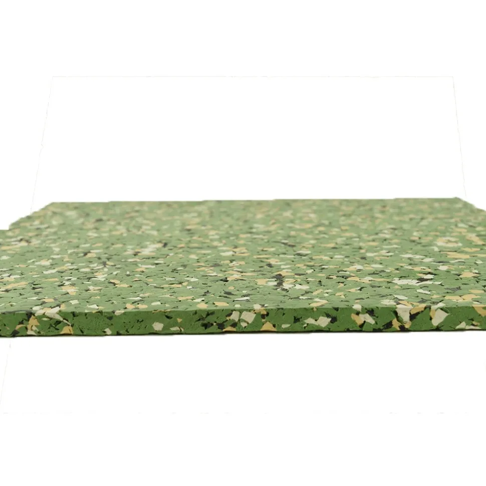 Rubber Flooring Tiles Nuclear 1/4 Inch x 3x3 Ft.
