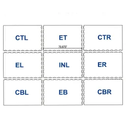 Rubber Horse Stall Mat Classic Interlocking 3/4 Inch x 4x6 Ft. Custom Per SF
