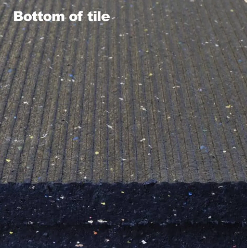 Rubber Mat 4x6 Ft x 3/4 Inch Black Trued
